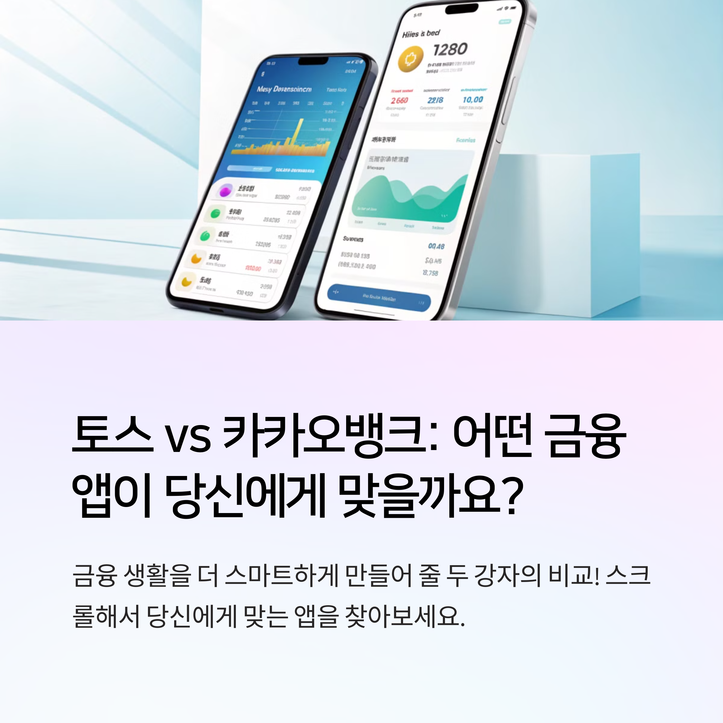 핀테크 앱 비교: 토스 vs 카카오뱅크