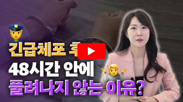 긴급체포 후 48시간 구속영상 관련 영상 썸네일