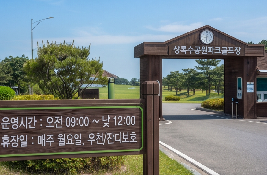 바닷바람 맞으며 18홀 라운딩, 상록수공원파크골프장 이용 꿀팁 총정리 (위치, 코스, 주차, 이용시간, 요금, 예약방법 등)