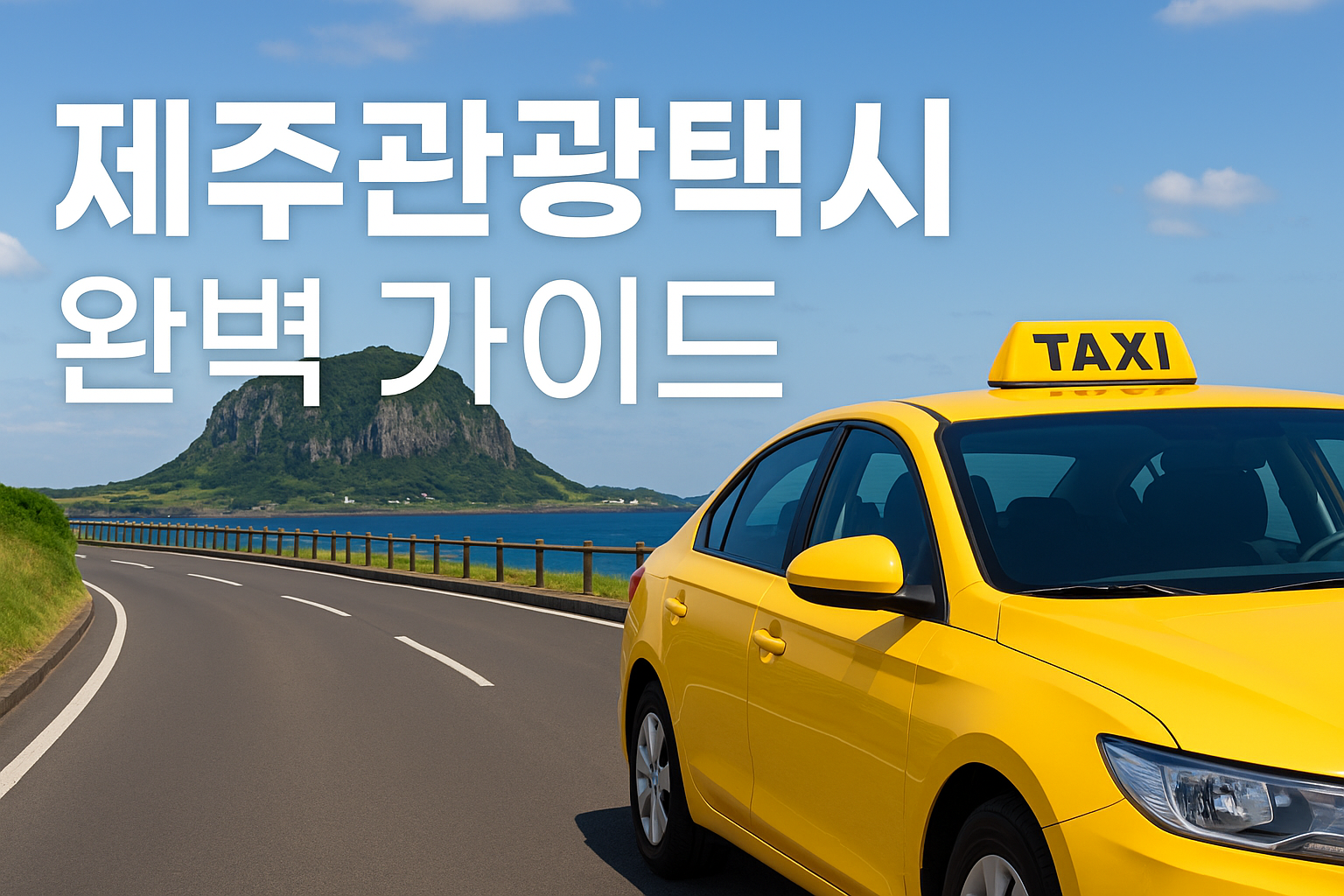 렌터카보다 효율적인 제주 관광택시, 중형&middot;대형 제주택시투어 비교! 1일 코스별 예산 가이드