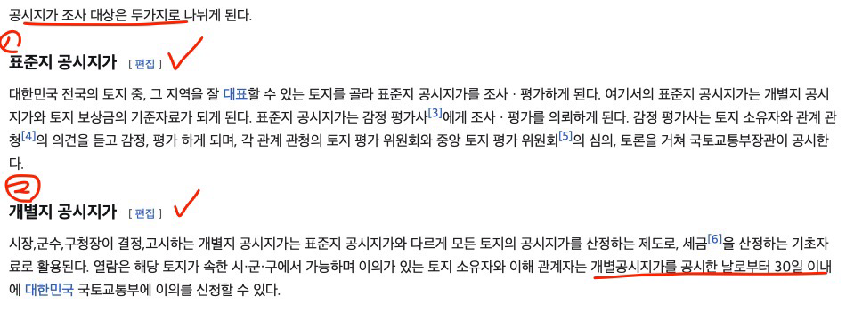 공시지가-종류-위키백과