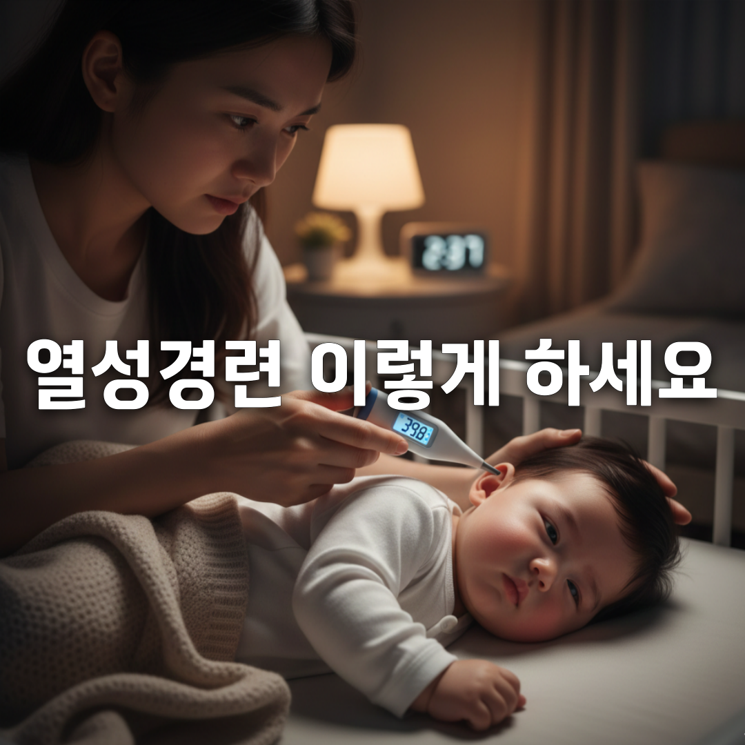 열나던 아기 갑자기 몸 떨 때 😢 열성경련 응급 대처 5분 매뉴얼