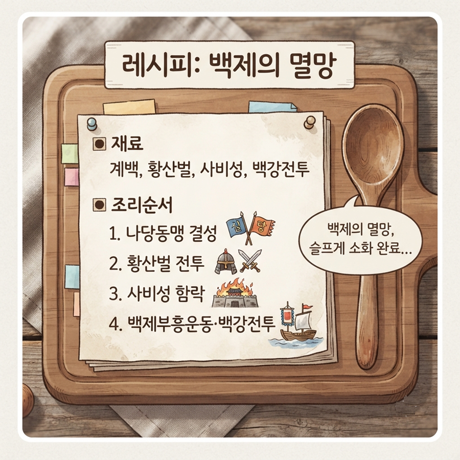 백제의 멸망-요약내용