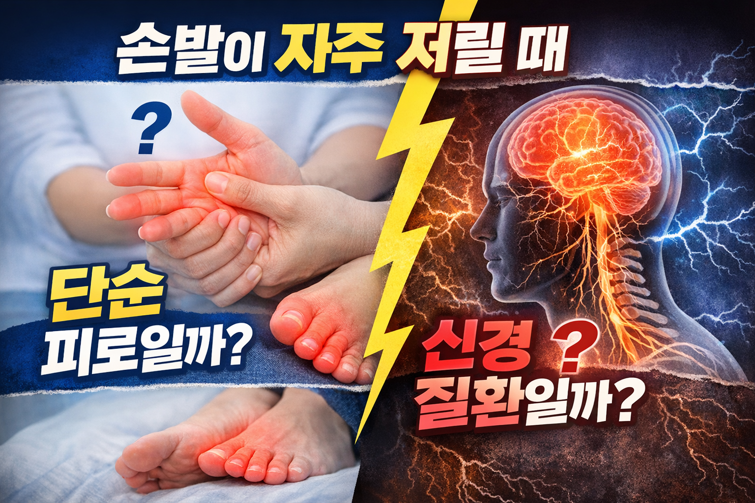 손발이 자주 저릴 때