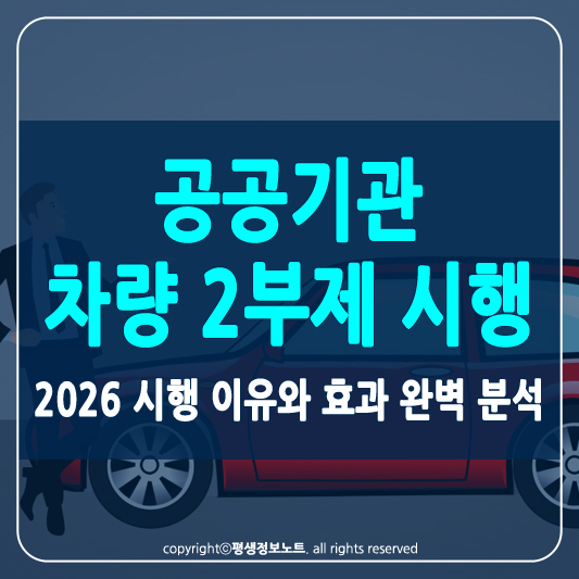 공공기관 차량 2부제 썸네일