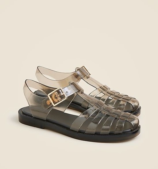 여름, 젤리슈즈, 장마철, 레인룩, 런웨이, 발레리나젤리슈즈, 피셔맨젤리샌들, 클로에젤리슈즈, 더로우젤리슈즈, 멜리사젤리샌들, 플라스틱샌들, 생분해플라스틱샌들, Y2K