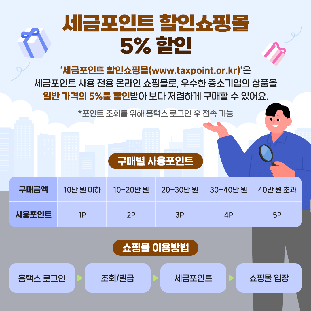 홈택스 세금포인트