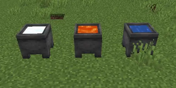 가마솥에 담을 수 있는 액체