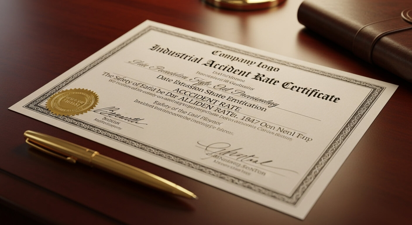 산업재해율 확인서 발급