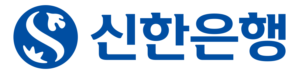 신한은행 로고 단색 평면형