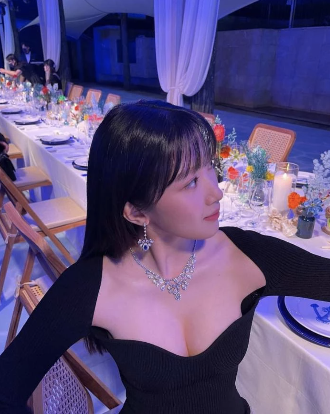 문가영 드레스 몸매