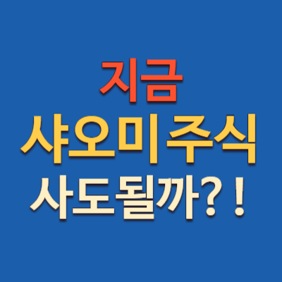 샤오미 주가, 지금이 저점일까? 여의도 진출과 브랜드 가치 재평가 분석
