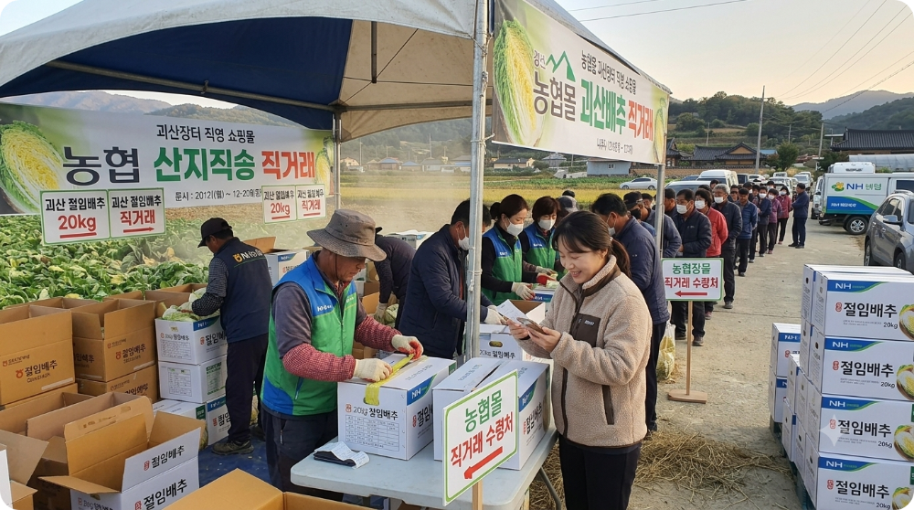 괴산 절임배추 20kg 직거래 이미지