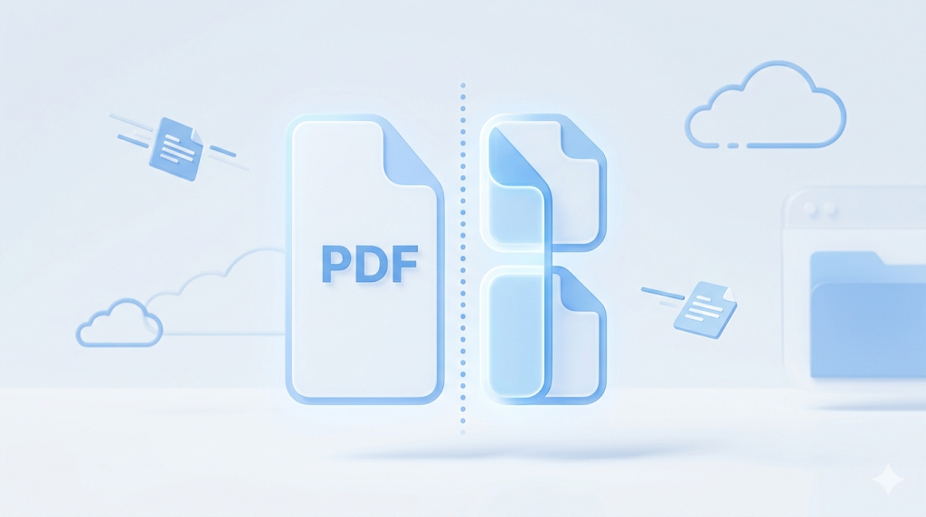 PDF 페이지 나누기