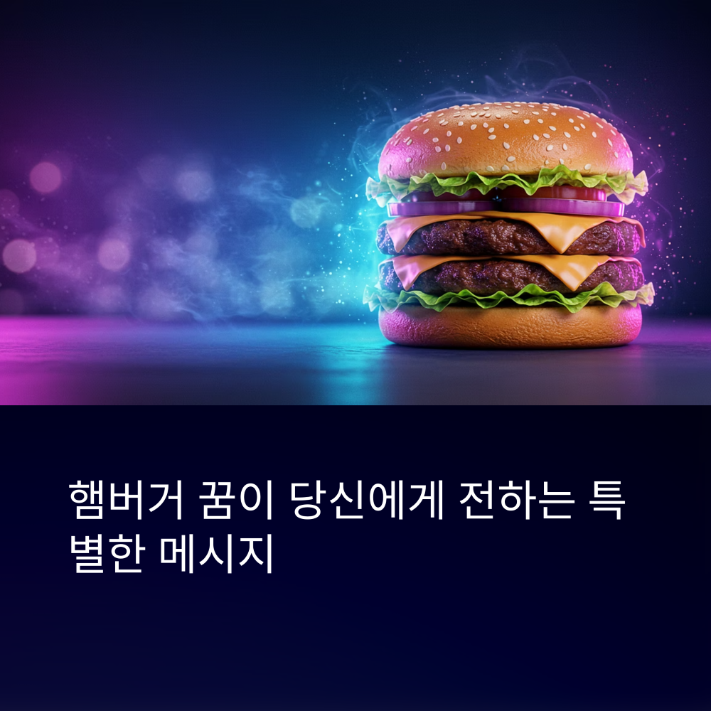 햄버거 사진