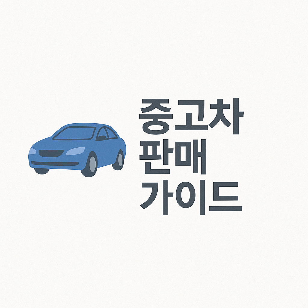 중고차 판매 현실적인 전략