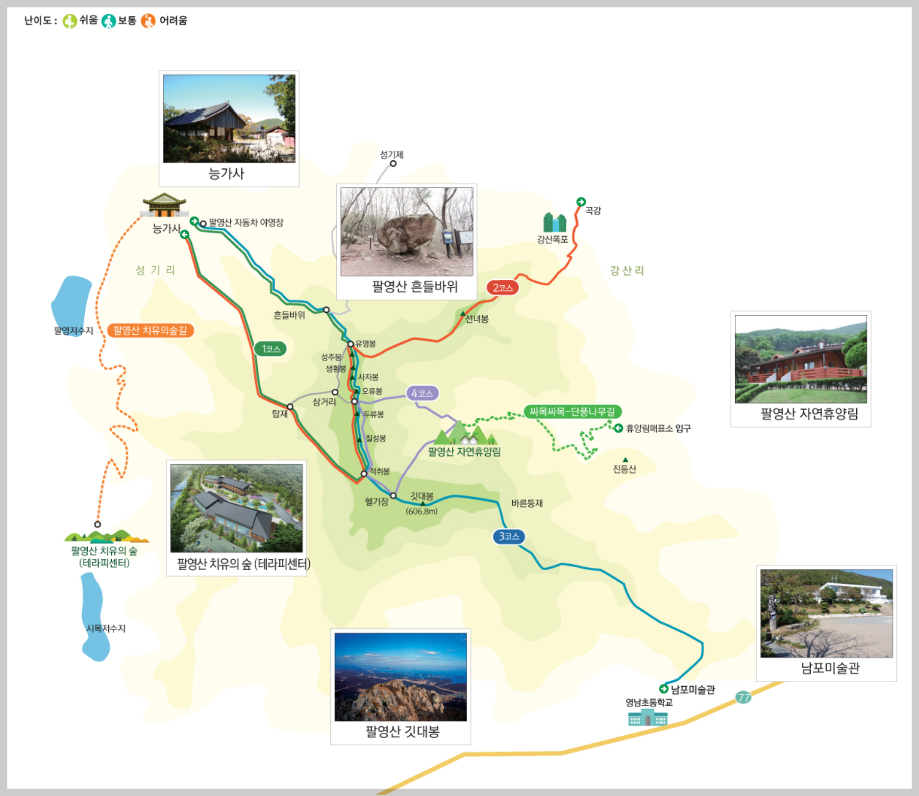 팔영산 등산코스