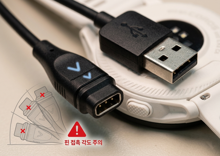 코로스 페이스3 충전 방식의 불편함