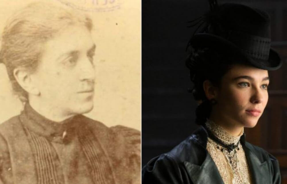 실존인물 리디아 포에트와 드라마속 리디아 포에트의 얼굴