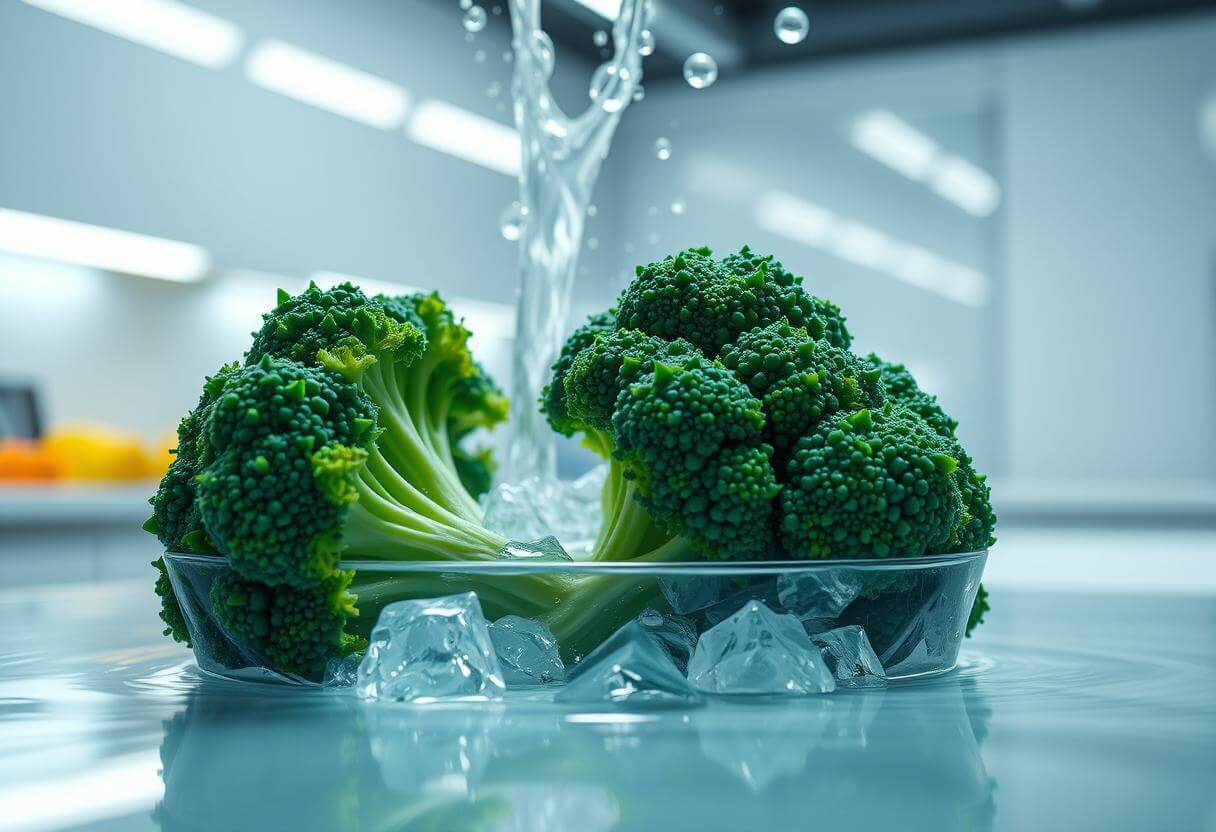 브로콜리 데치기