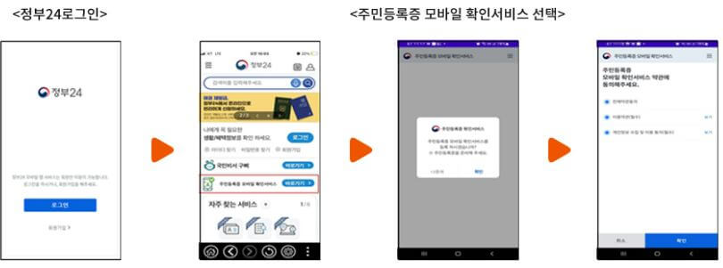정부 24 모바일 신분증 발급