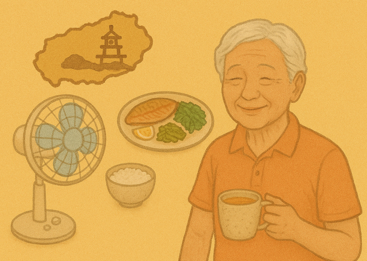 건강한 제주 노인의 모습