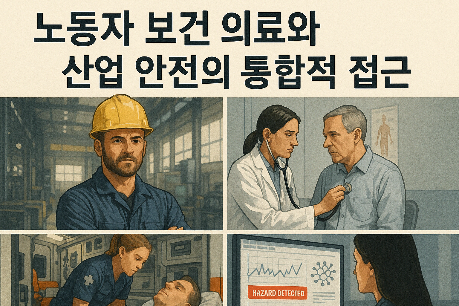 노동자 보건 의료 관련 사진