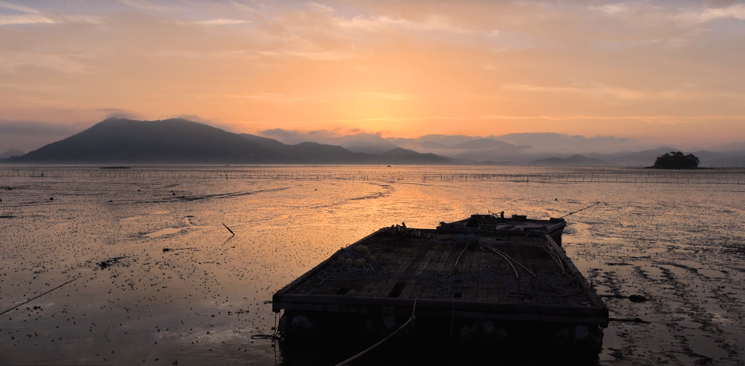 순천 와온해변 노을