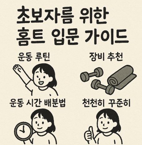 초보자를 위한 홈트 입문 가이드 에 관련한 이미지
