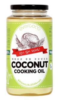 에버코코 쿠킹 코코넛 오일, 800ml, 1개