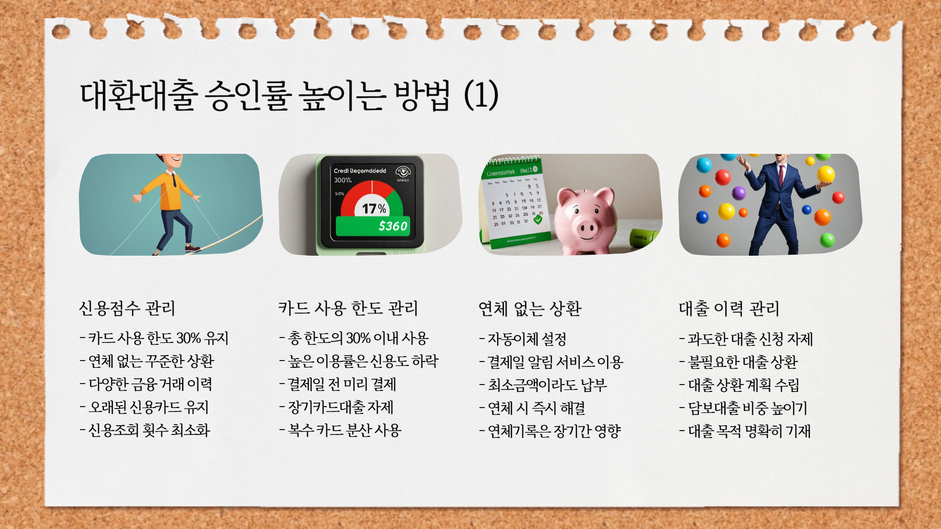 대환대출 승인률 높이는 꿀팁