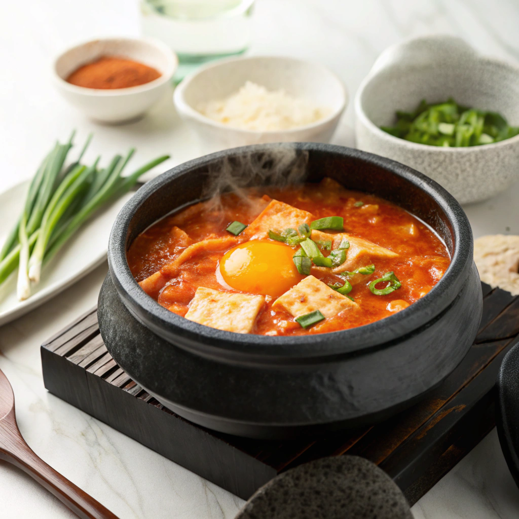 초간단 순두부찌개 레시피: 얼큰하고 뜨끈하게 한 그릇 뚝딱!