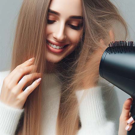 과도한-드라이기사용-여성탈모