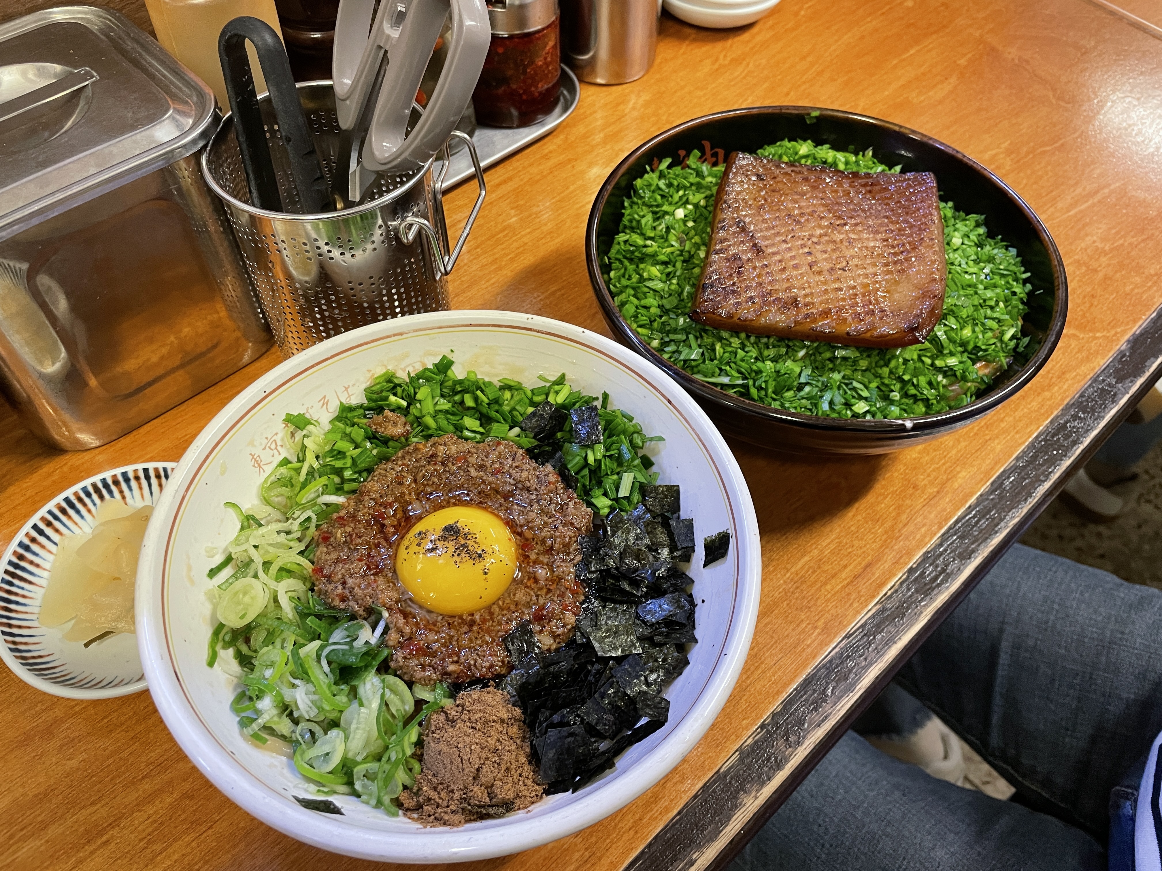 마제소바와-껍데기-아부라소바