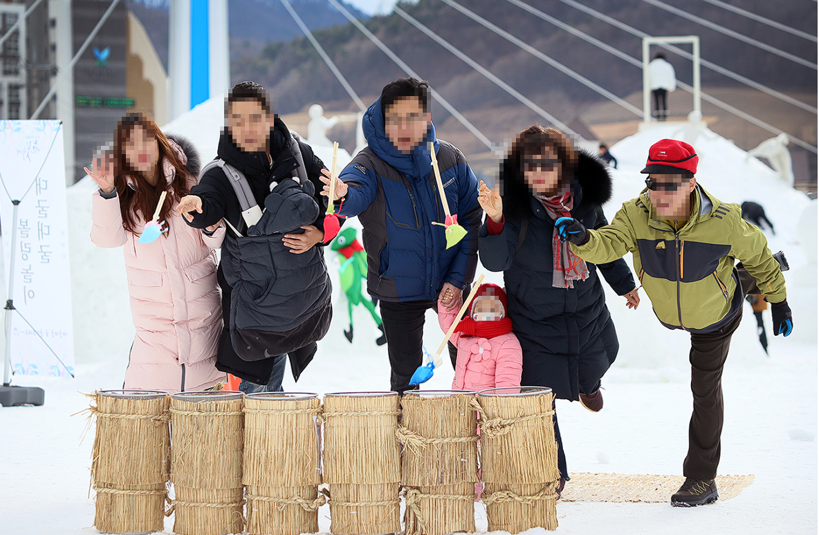 대관령 눈꽃축제 눈꽃랜드