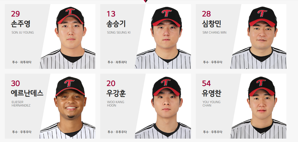 LG 선발 손주영