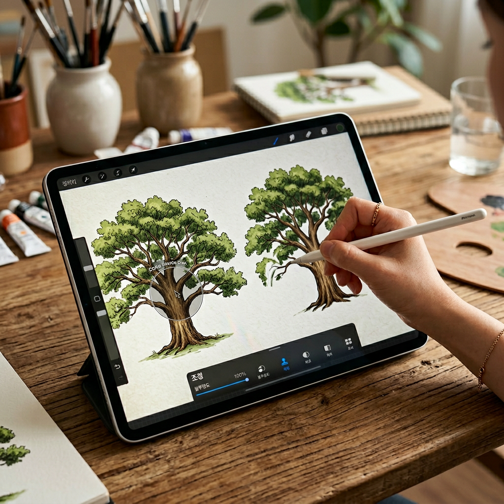 프로크리에이트 이미지 복제 이미지