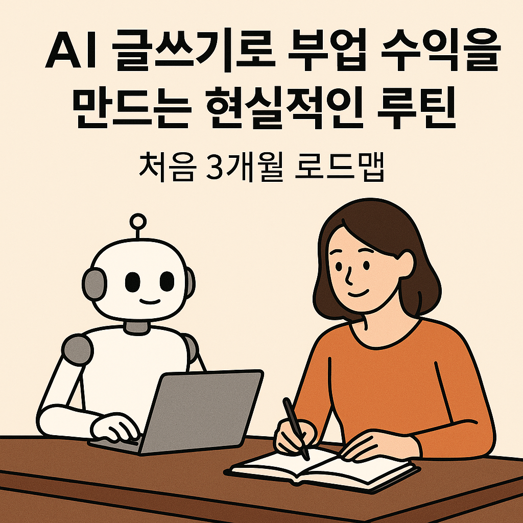 AI글쓰기로 부업 수익을 만드는 현실적인 루틴
