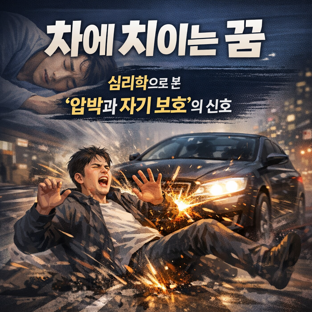 차에 치이는 꿈