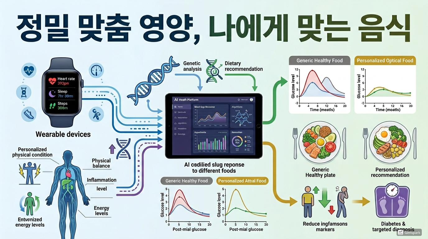 정밀 맞춤 영양, 이제는 '좋은 음식'보다 '나에게 맞는 음식'