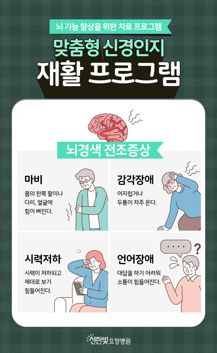 뇌경색 초기증상 3가지 및 치료방법