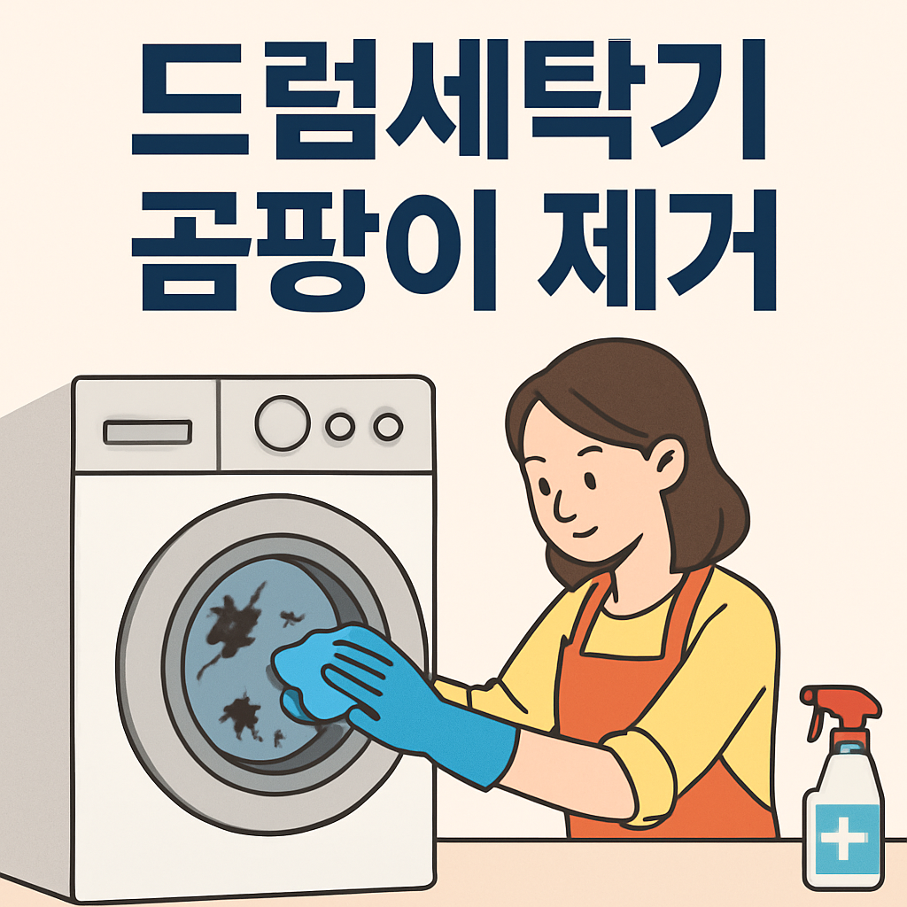 드럼세탁기 곰팡이 제거하는 방법 관련 이미지