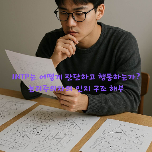 INTP, MBTI 성격유형, 논리주의자, 내향사고, 외향직관, 분석적 사고, 
실행력 부족, 감정 거리두기, 성격심리학, 인지 기능 해석