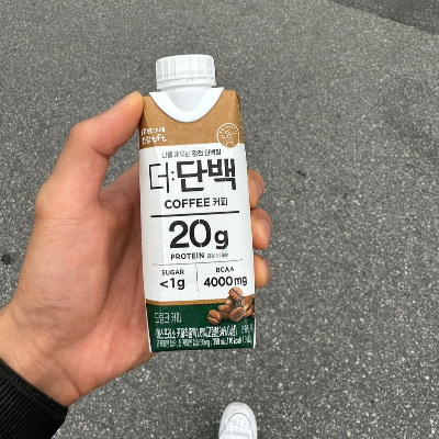 더단백 커피맛 제품사진