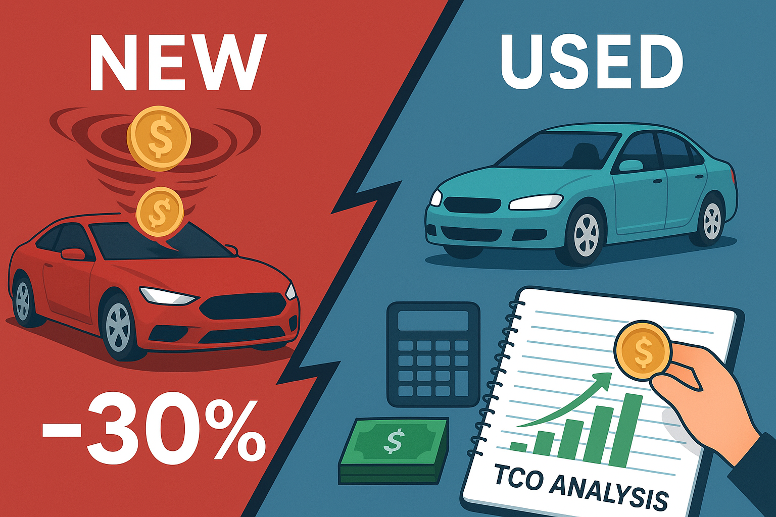 직장인 자동차 구매 재무 분석 이미지