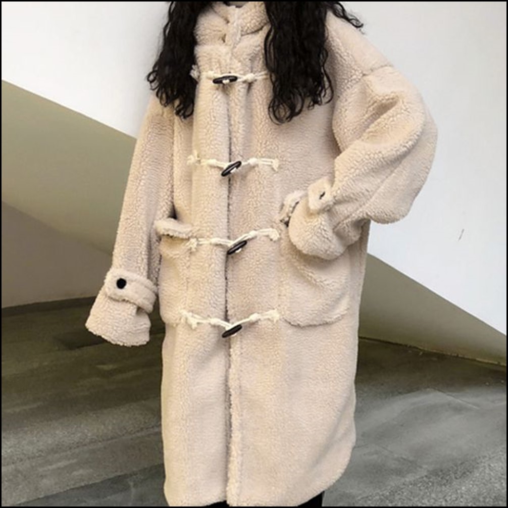 여성 후리스 뽀글이 떡볶이코트 KT048