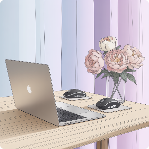 노트북 무선·유선 마우스 연결 이미지