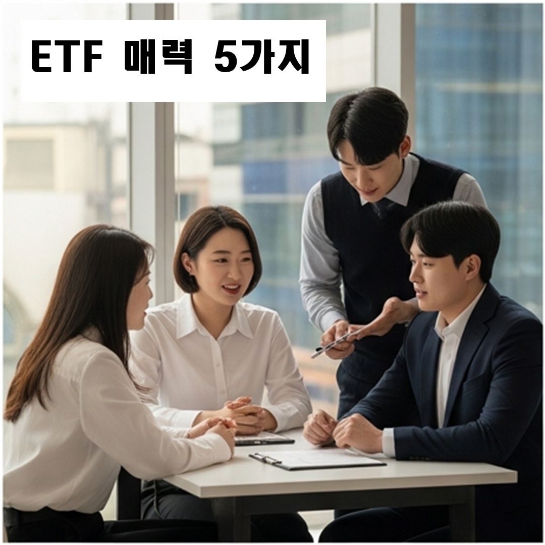 ETF 매력 5가지 이유! 안 하면 손해!
