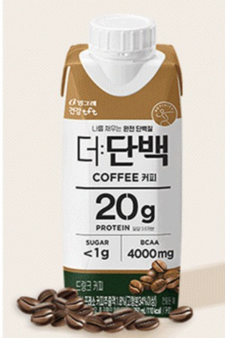 ☕ 더단백 드링크 커피 솔직 리뷰｜20g 단백질 + 커피 한 팩으로 끝