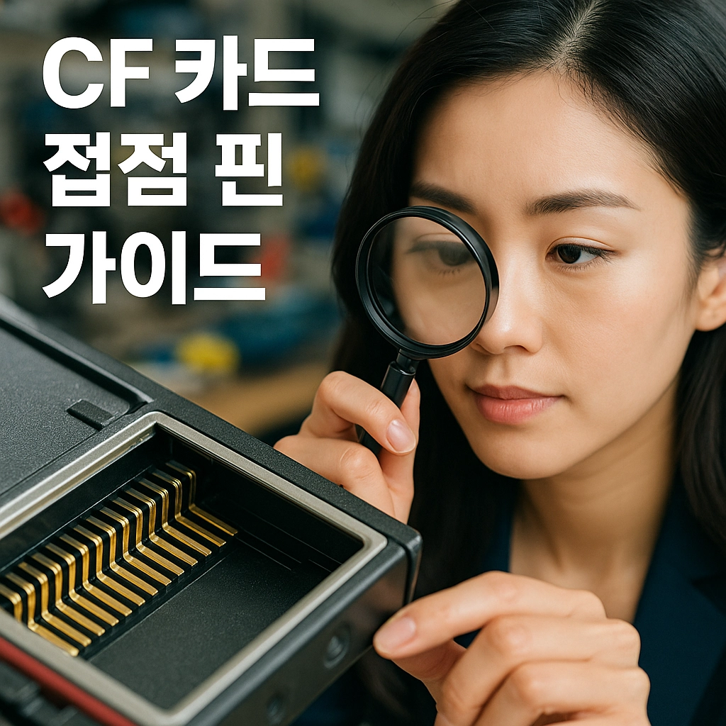 CF 카드 접점 핀 가이드